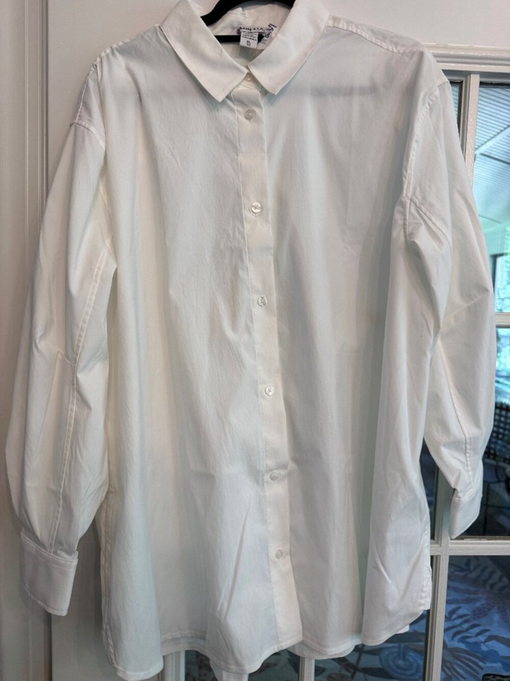 Athleta Oversized Poplin Top NWT